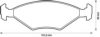 BENDIX 571448B Brake Pad Set, disc brake